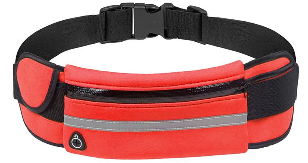 Pochete Esportiva Unissex com Suporte para Garrafa – Ideal para Corrida, Ciclismo e Academia