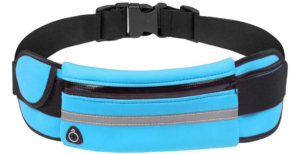 Pochete Esportiva Unissex com Suporte para Garrafa – Ideal para Corrida, Ciclismo e Academia