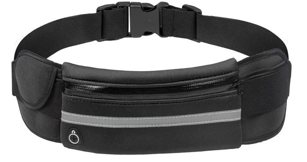 Pochete Esportiva Unissex com Suporte para Garrafa – Ideal para Corrida, Ciclismo e Academia