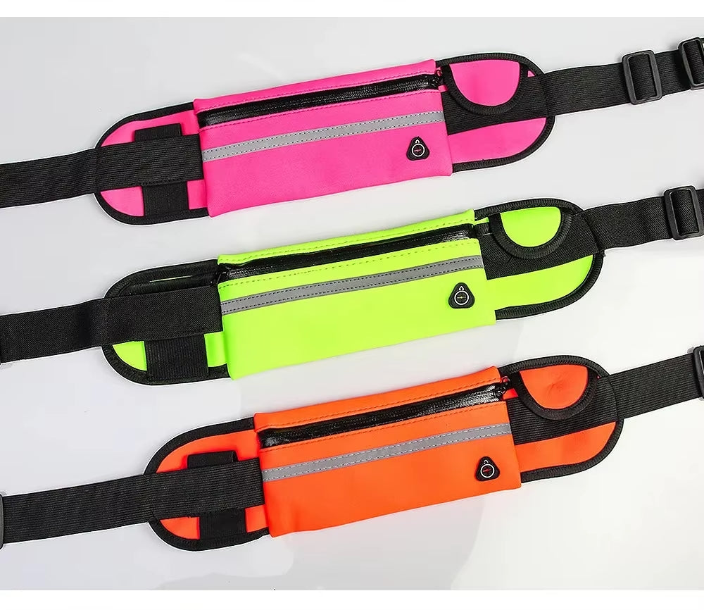 Pochete Esportiva Unissex com Suporte para Garrafa – Ideal para Corrida, Ciclismo e Academia